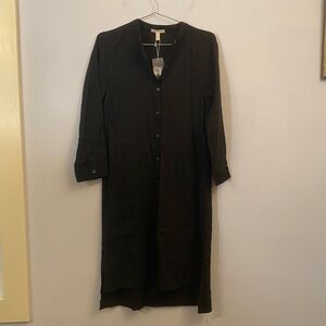 eileen fisher button down dress
